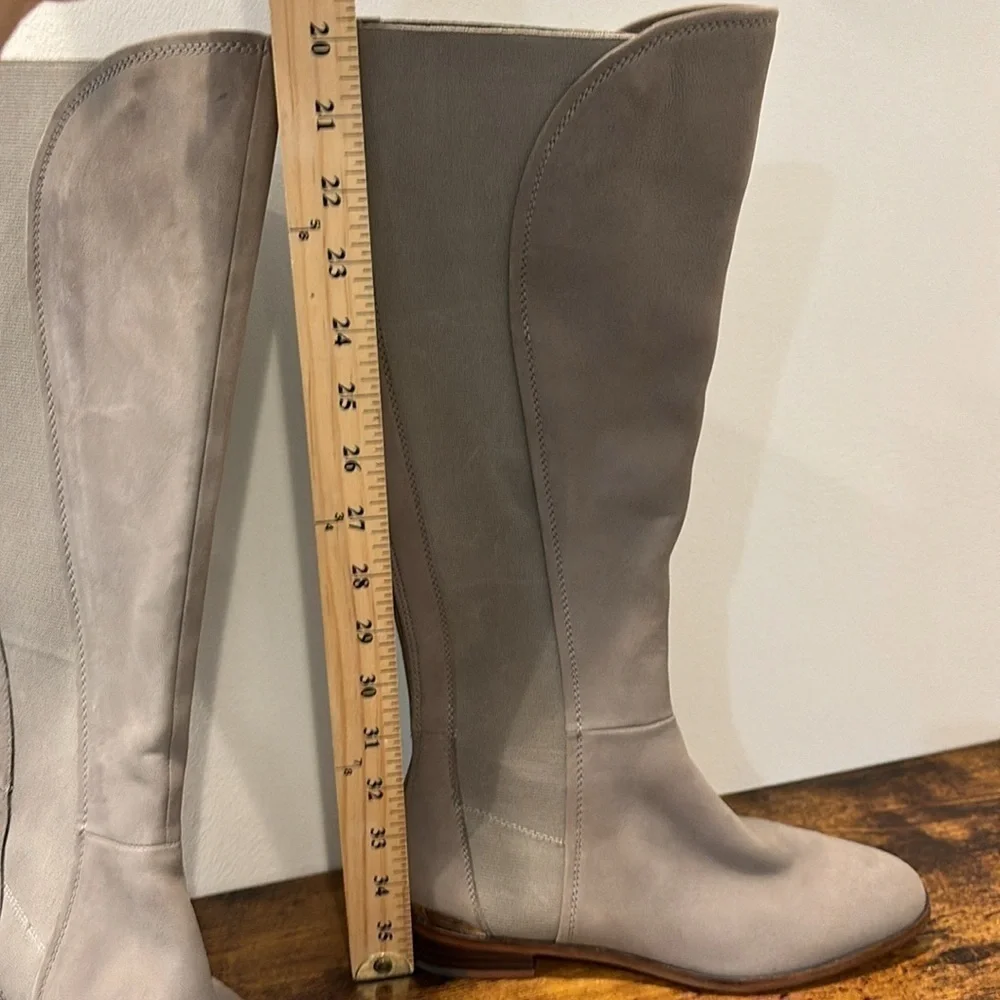 Louis Et Cie Vallery gore contrast size 6 suede gray